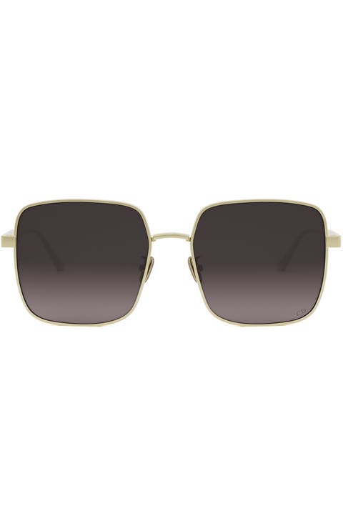 'DiorCannage S1U 59mm Square Sunglasses
