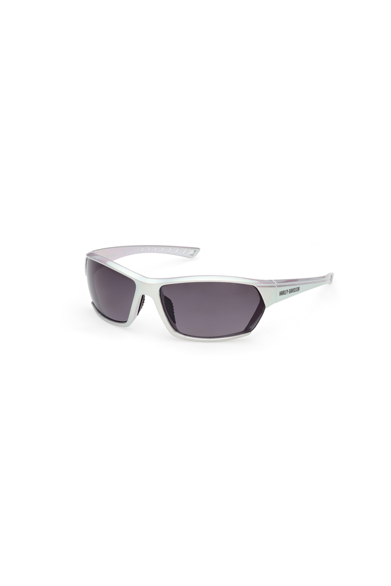 Semi Rimless Wraparound Sport Sunglasses, Main, color, Grey / Gradient Smoke