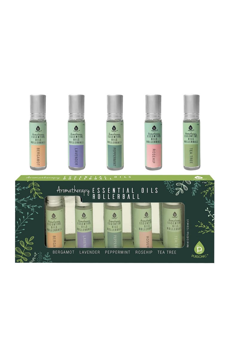 Aromatherapy Essential Oils Rollerballs, Alternate, color, Multicolor