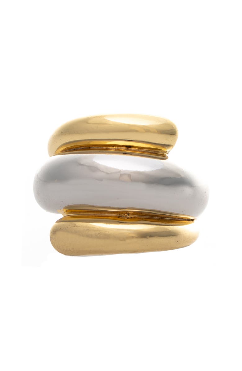 RIVKA FRIEDMAN Two Tone Curved Ring, Main, color, Two Tone