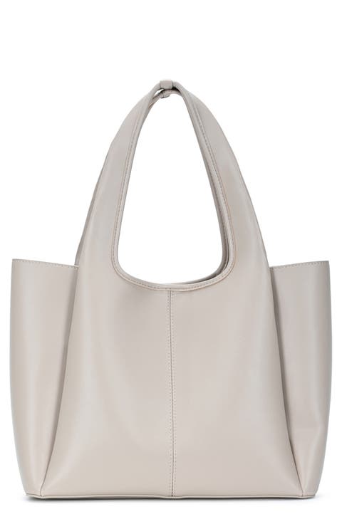 Faux Leather Tote