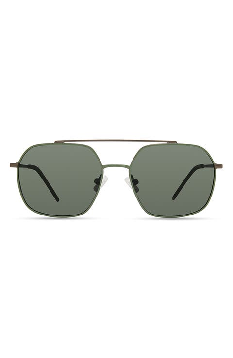 Thyme 52mm Polarized Aviator Sunglasses