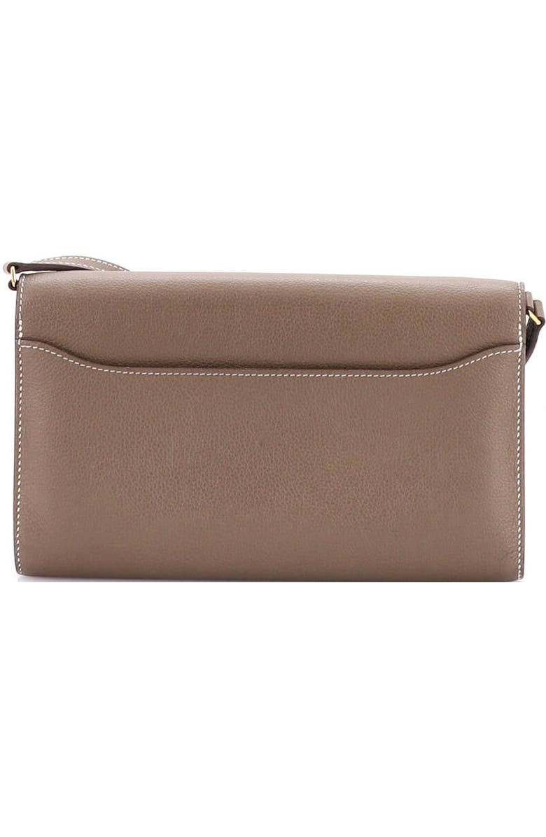 Pre-Owned Hermes Constance To Go Wallet Evercolor, Alternate, color, Etoupe