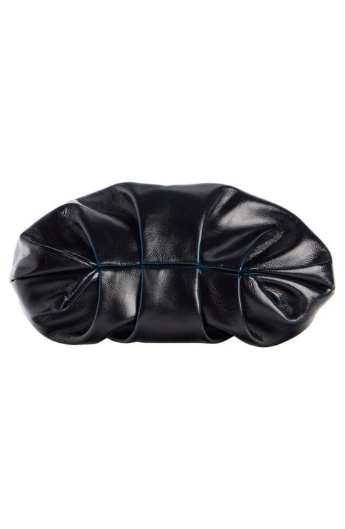 Dries Van Noten Cloud Leather Shoulder Bag In Blue