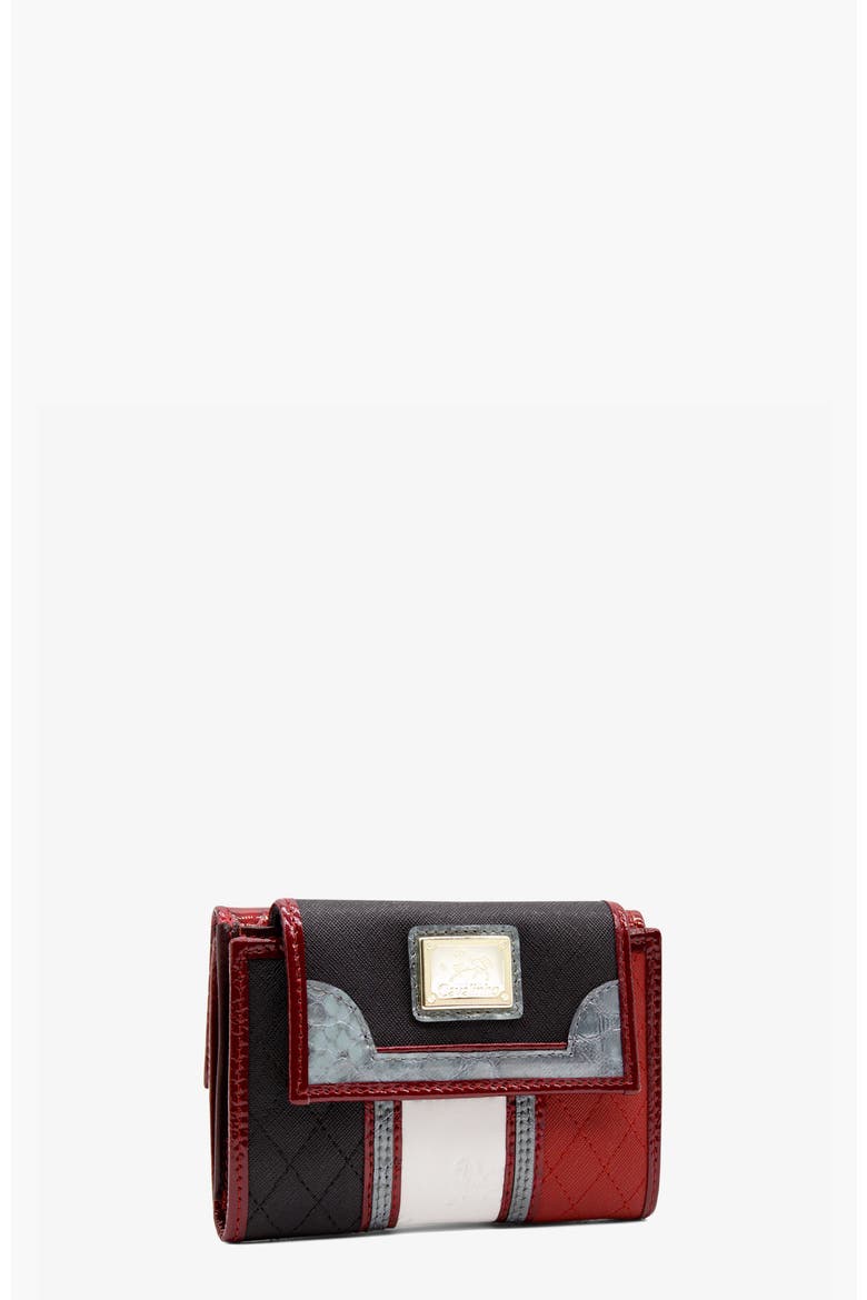 Royal Wallet 219, Alternate, color, Navy / Red / White / Silver