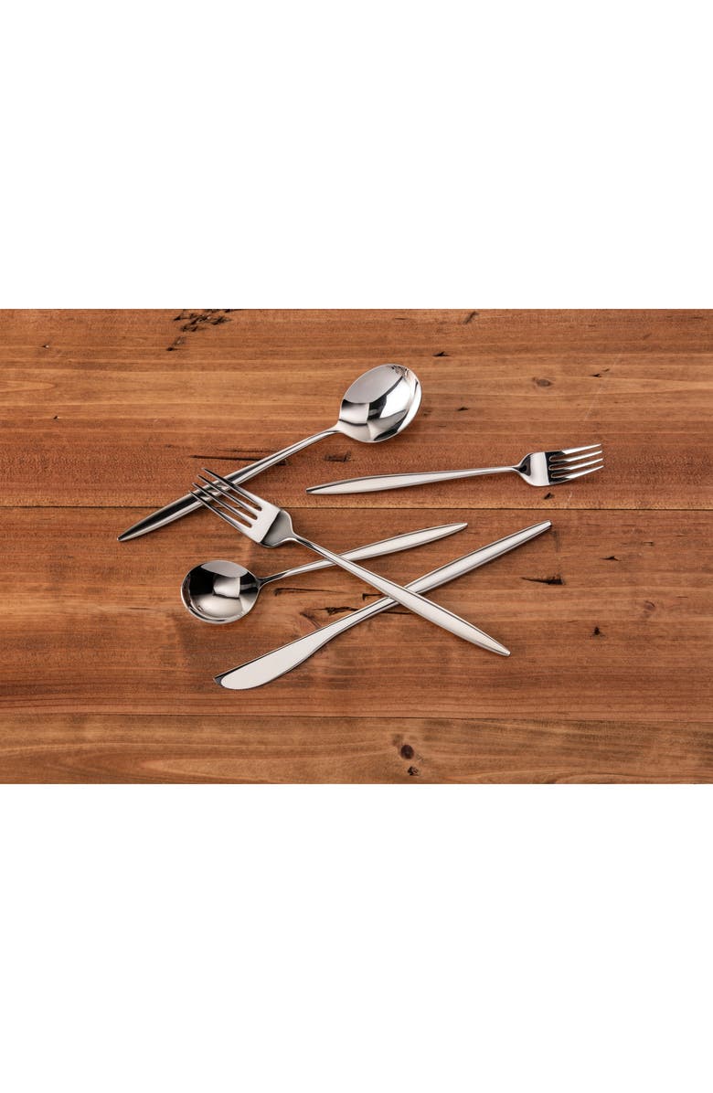 Fortessa Constantin 20-Piece Place Setting, Alternate, color, Silver