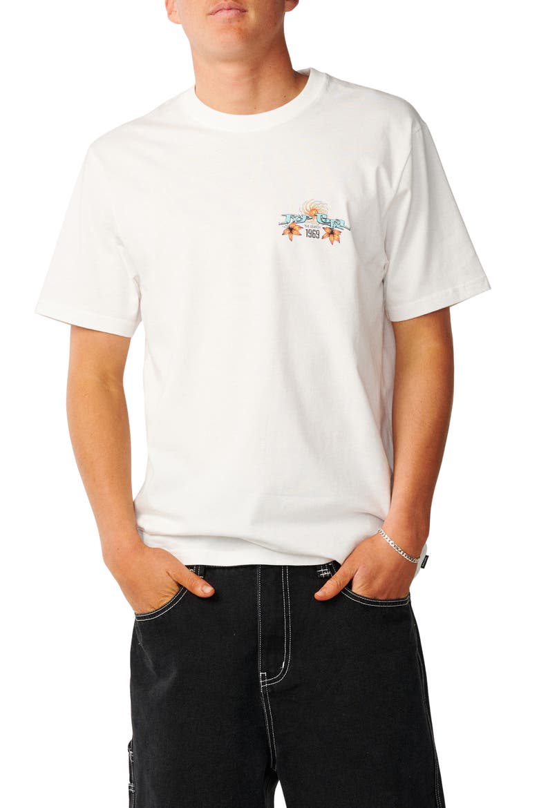 Hazed & Tubed Graphic T-Shirt, Main, color, BONE