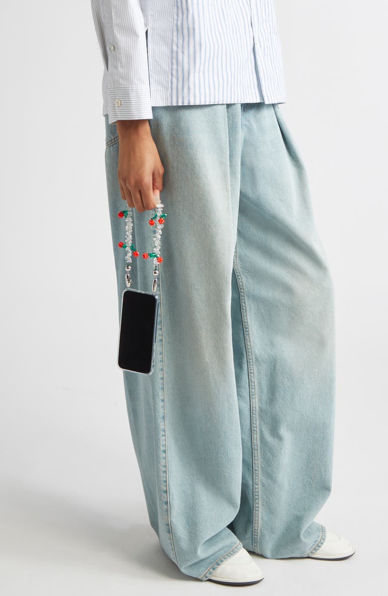 ossa Cherry Crystal Wrist Strap for iPhone Case, Alternate, color, Cherry / Rock Crystal