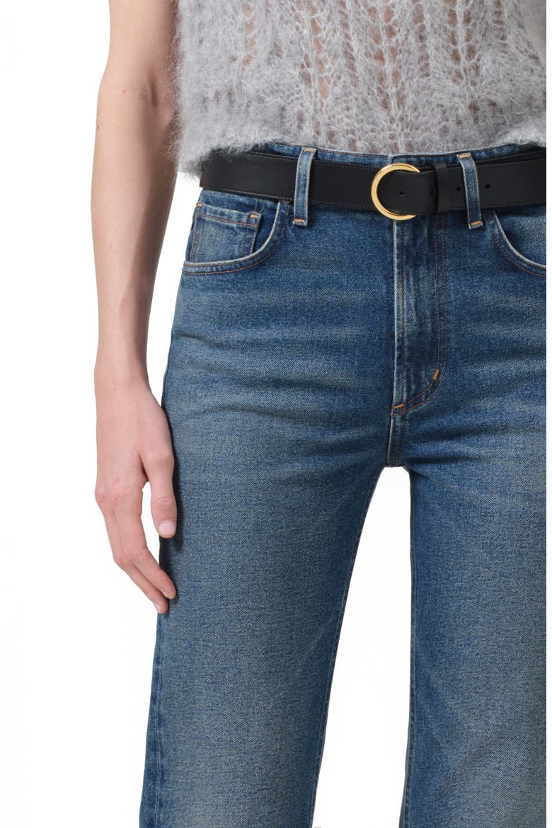 Zurie High Waist Straight Leg Jeans, Alternate, color, EUGENE