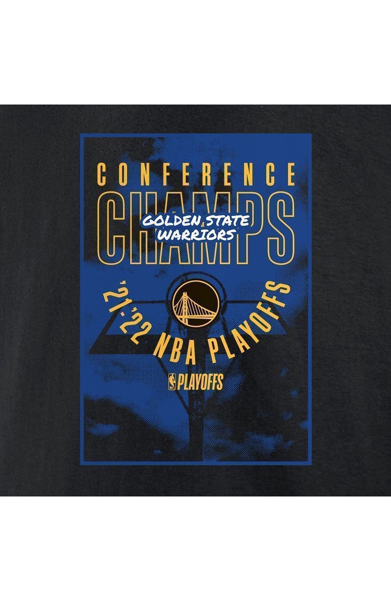FANATICS Men's Fanatics Branded Black Golden State Warriors 2022 Western Conference Champions Extra Pass T-Shirt, Alternate, color, 