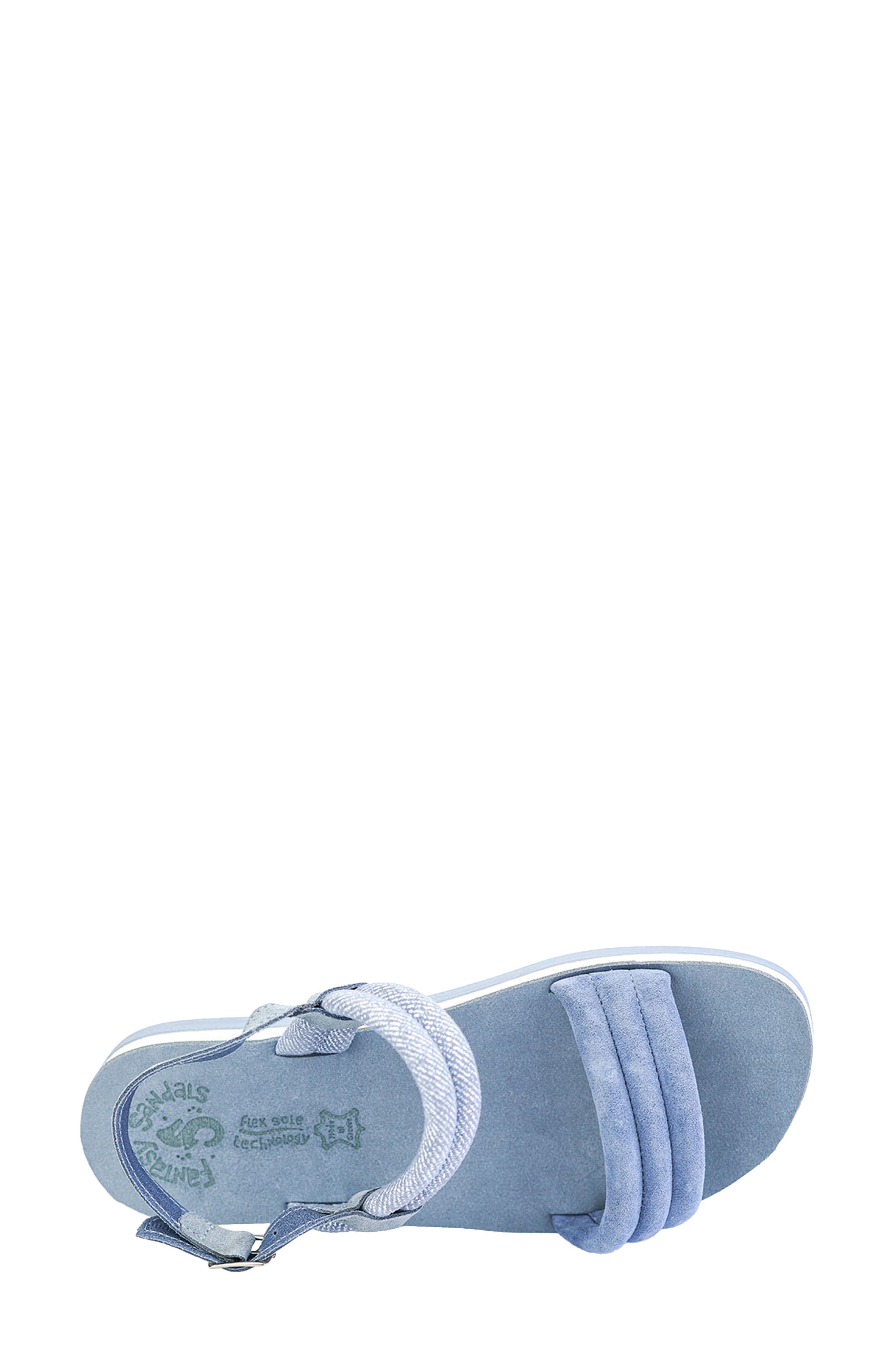 Zoe Slingback Sandal, Alternate, color, CIEL DENIM LEATHER