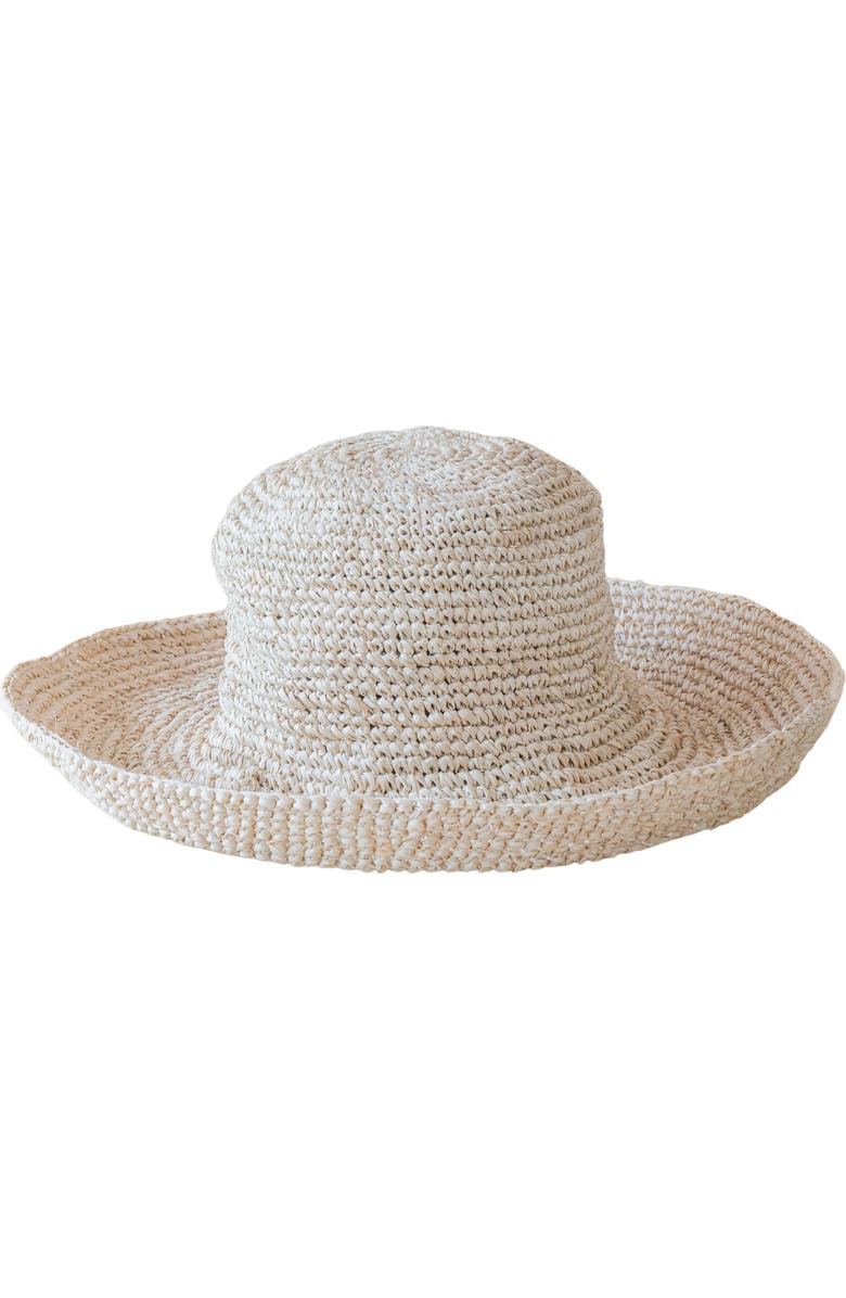 LIKHA Raffia Beach Tote & Sun Hat Set, Alternate, color,