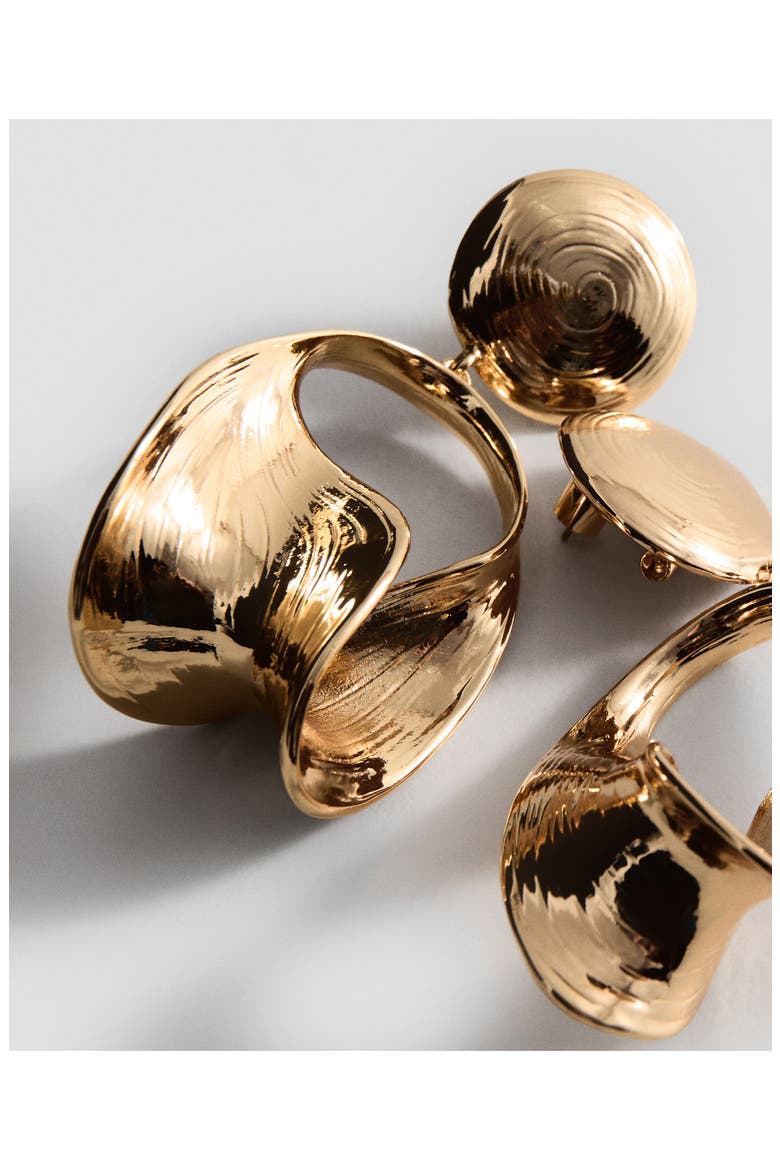 Pendant Clip-On Earrings, Alternate, color, GOLD