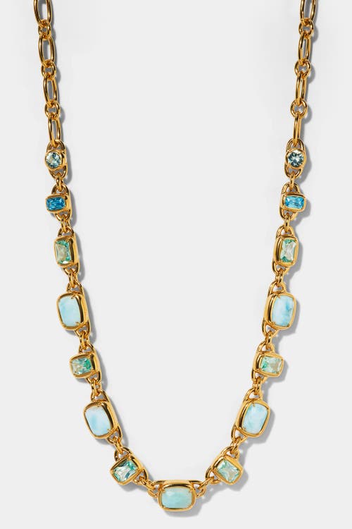 Nadri Cabarete Multi Chain Collar Necklace In Gold