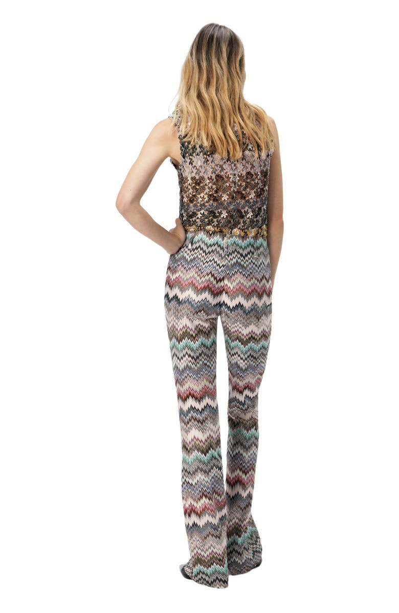 Missoni Flare Pants With Snake Pattern, Alternate, color, Multicoloured