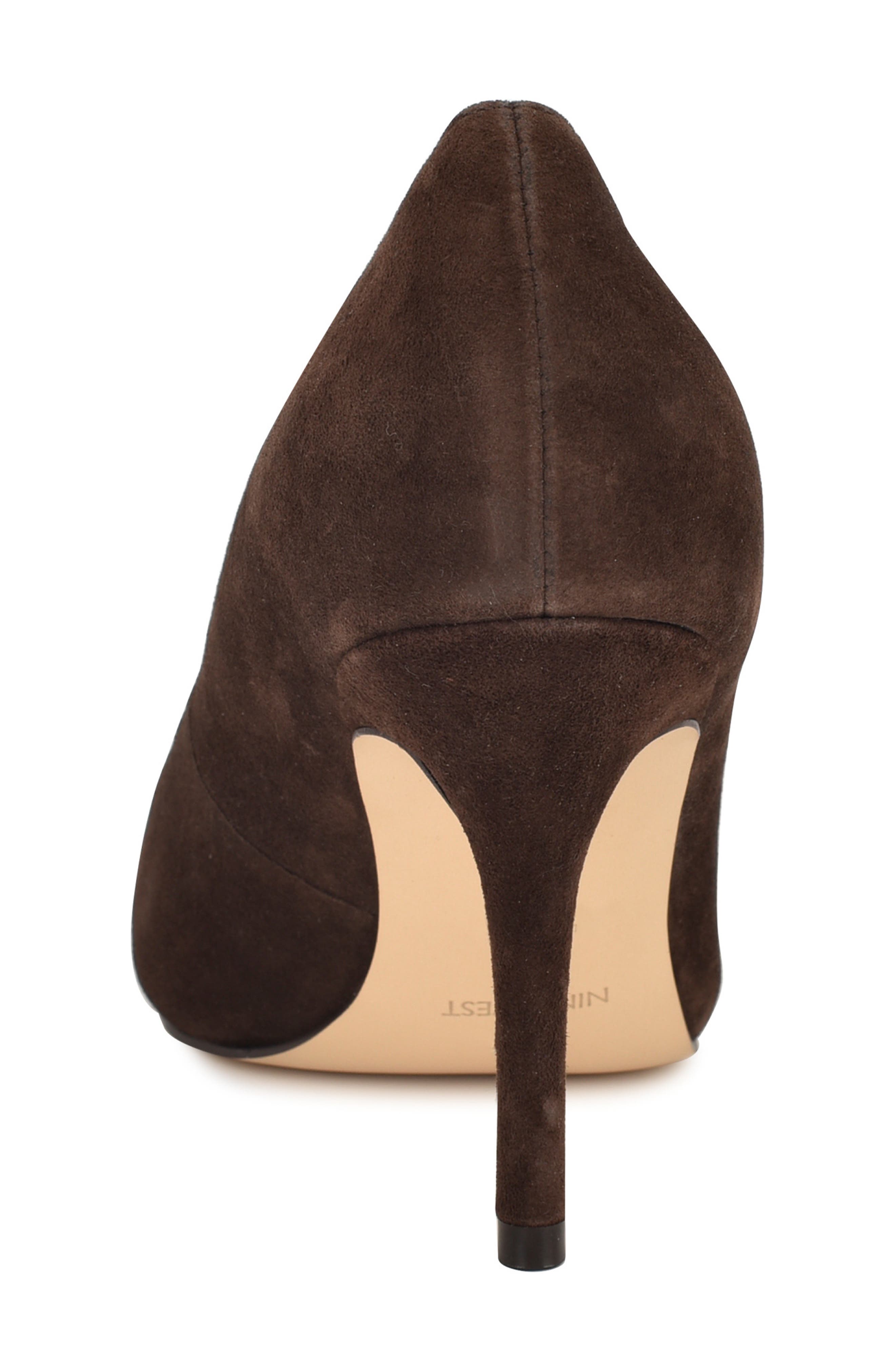 Gemmha Pointed Toe Pump, Alternate, color, DARK BROWN