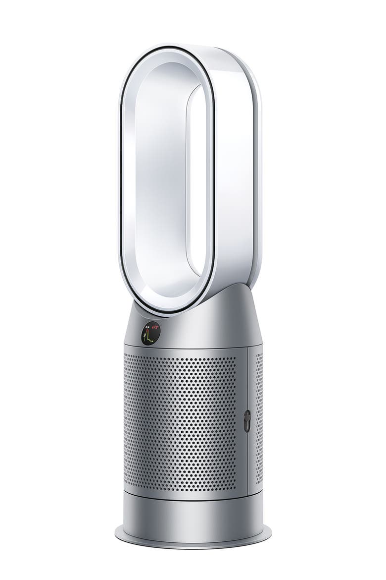 Purifier Hot + Cool™ Purifying Fan Heater, Alternate, color, WHITE/ SILVER