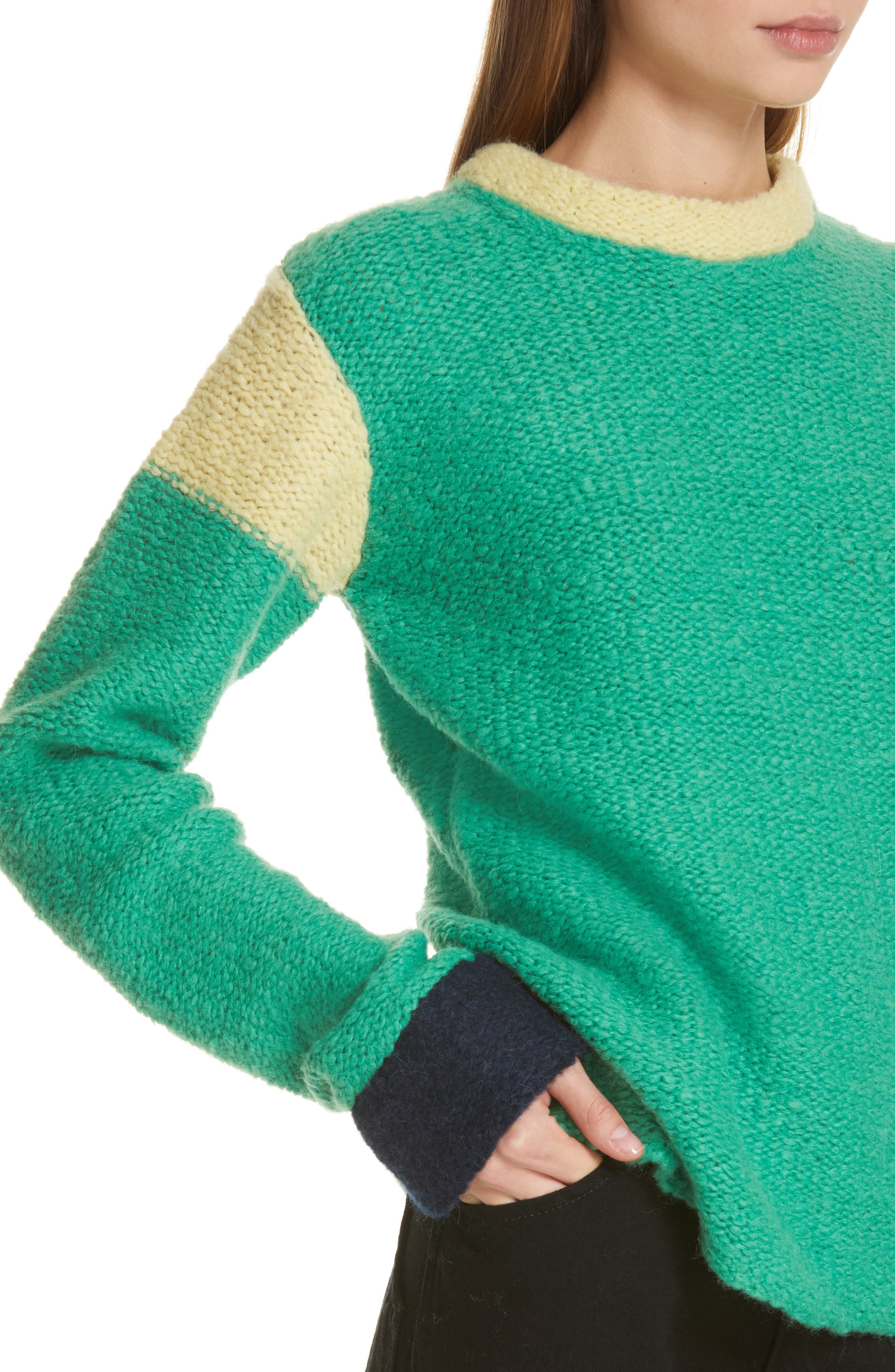 Eckhaus Latta Kermit Colorblock Sweater (Women) | Nordstrom