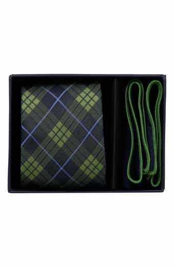 Tartan Plaid Tie & Pocket Square Set