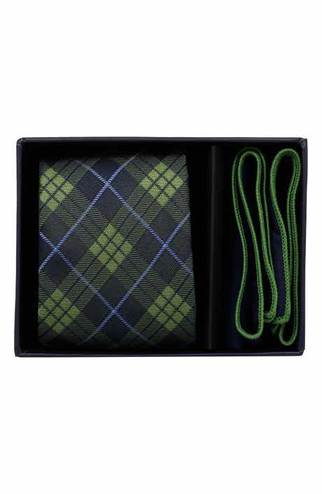 Tartan Plaid Tie & Pocket Square Set
