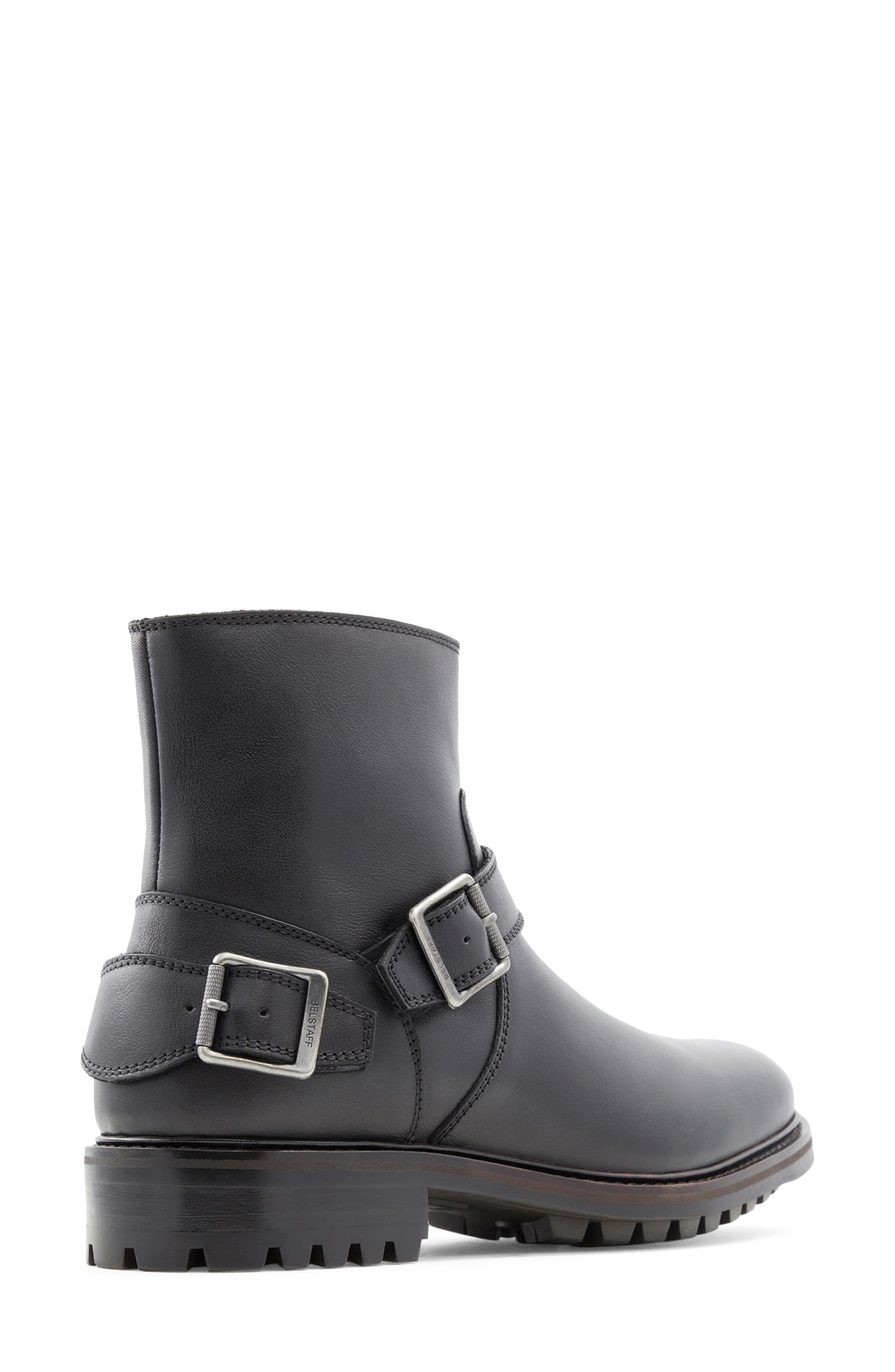 Belstaff Trialmaster Leather Boot, Alternate, color, 