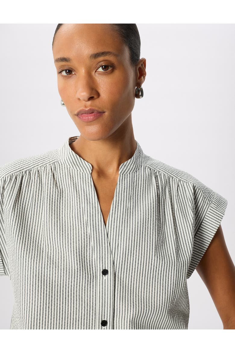 Seersucker Stripe Shirt, Alternate, color, White/Multi