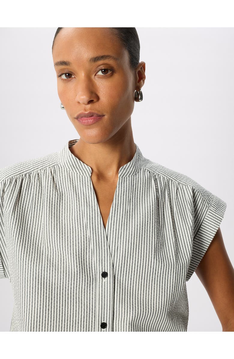 Whistles Seersucker Stripe Shirt, Alternate, color,