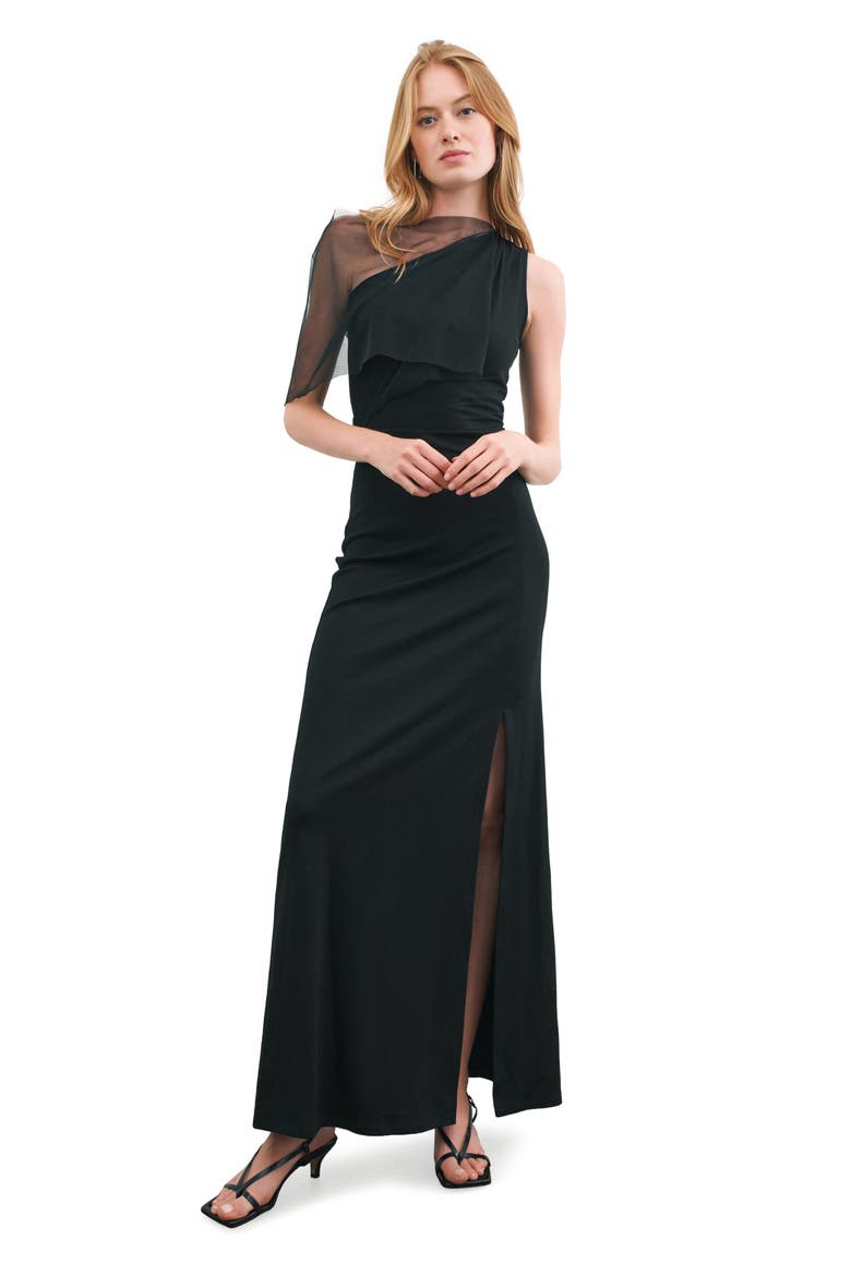 Zinnia Gown, Alternate, color, BLACK