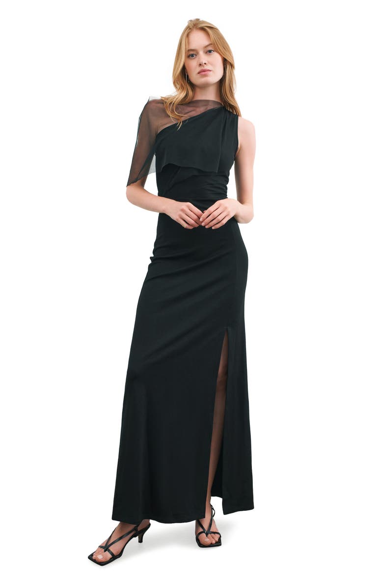 Marcella Zinnia Gown, Alternate, color, Black
