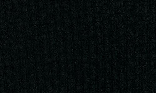 Emporio Armani Textured Virgin Wool Crewneck Sweater In Black