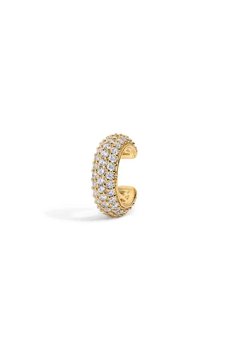 Demi Cuff Earring, Main, color, Yellow Gold