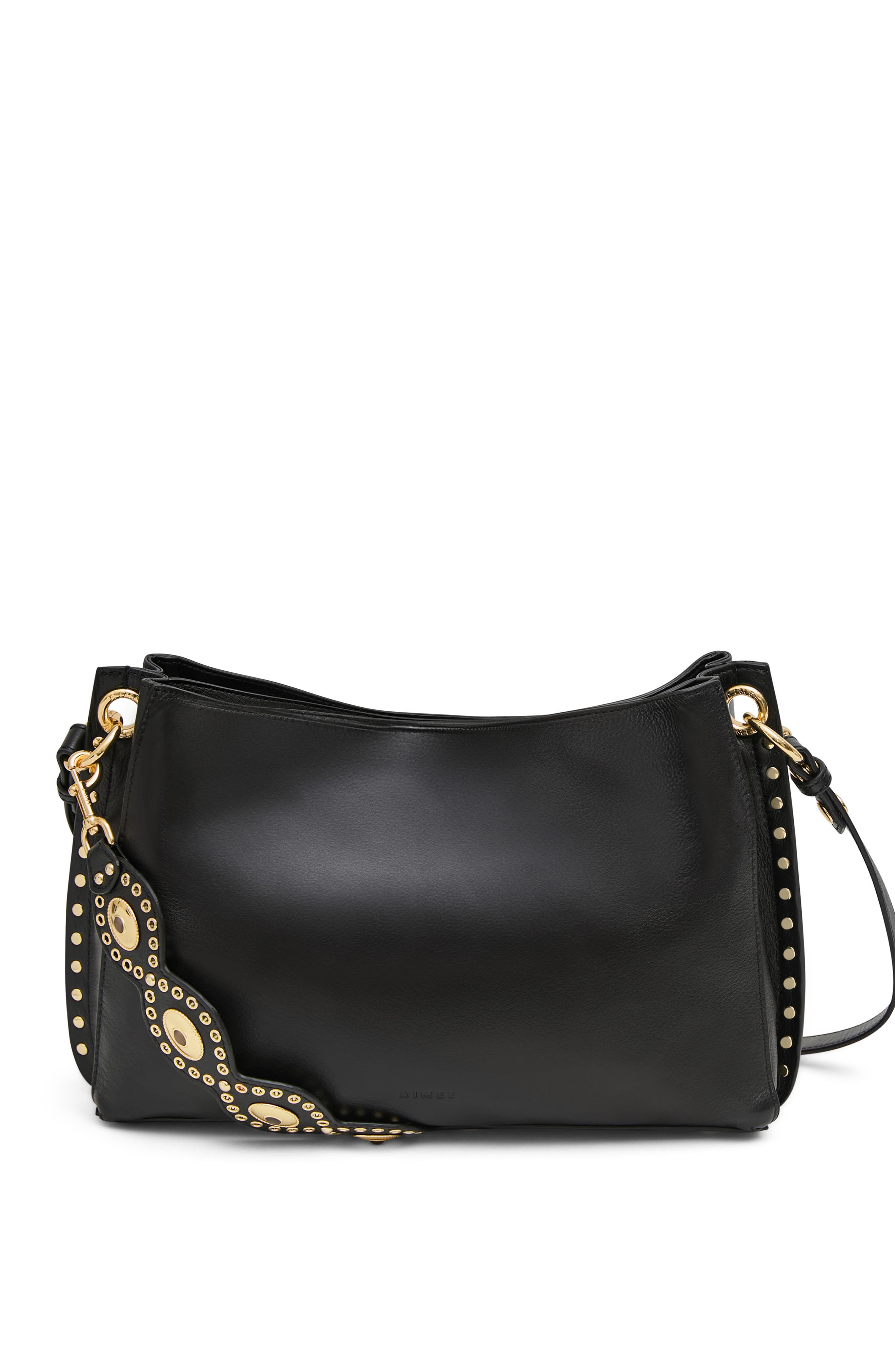 AIMEE Roma Shoulder Bag, Main, color, Black