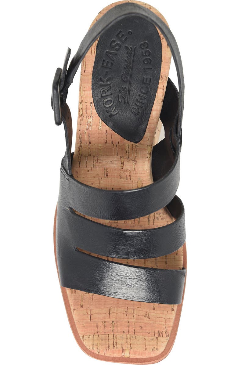 Kork-Ease<sup>®</sup> Cate Slingback Sandal, Alternate, color, Black Leather