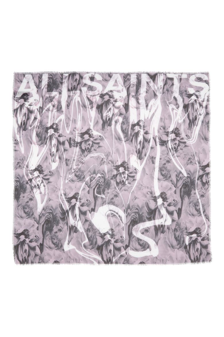 Bloom Blush Square Scarf, Alternate, color, BLUSH