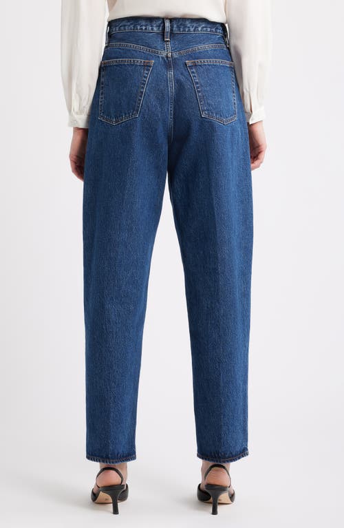 Frame Denim The Ruler Written Crop Jean In Blue