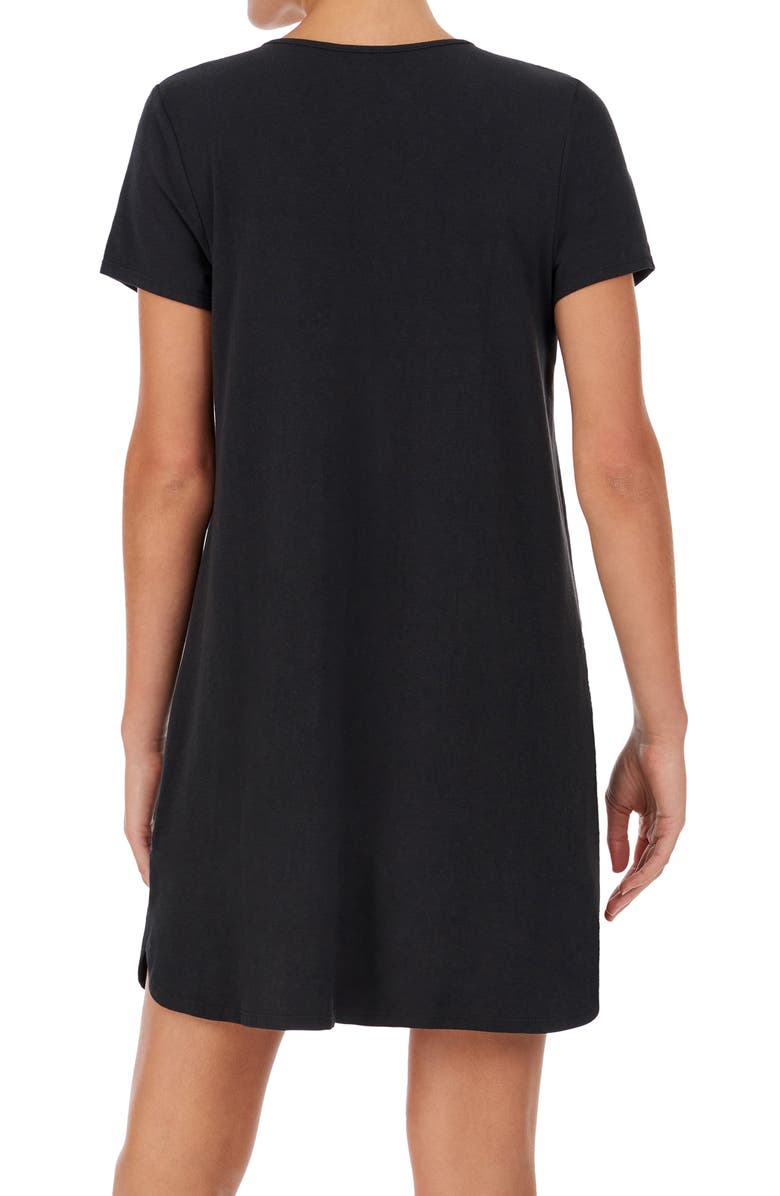 On Gossamer Mesh Trim Nightgown, Alternate, color,