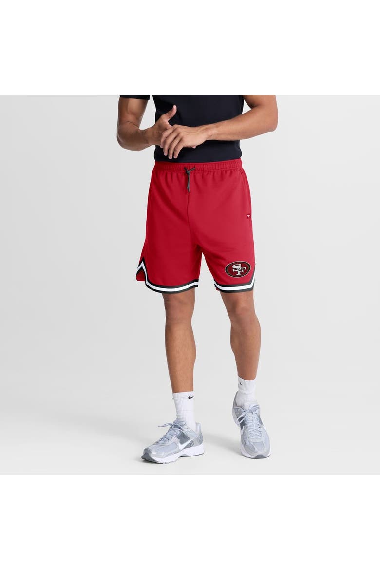 Men's Fanatics Scarlet San Francisco 49ers Fearless Drive Shorts, Main, color, Scarlet