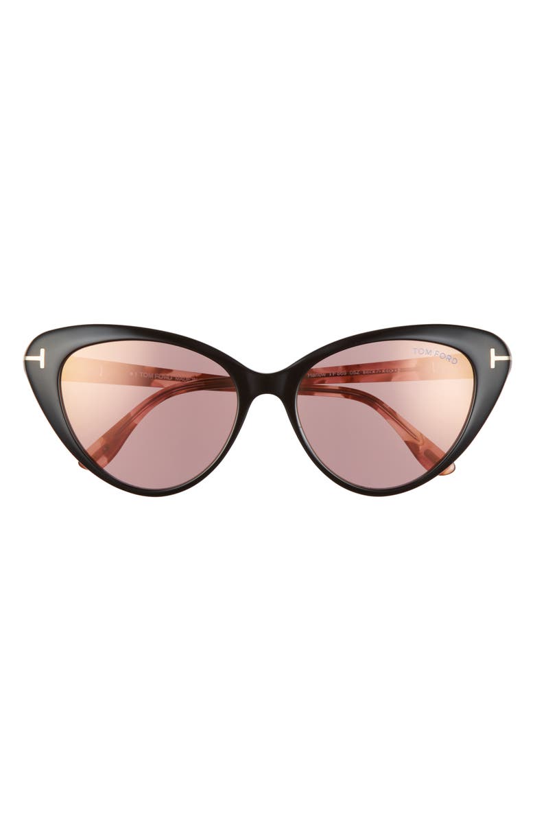 TOM FORD Harlow 56mm Gradient Cat Eye Sunglasses, Main, color,