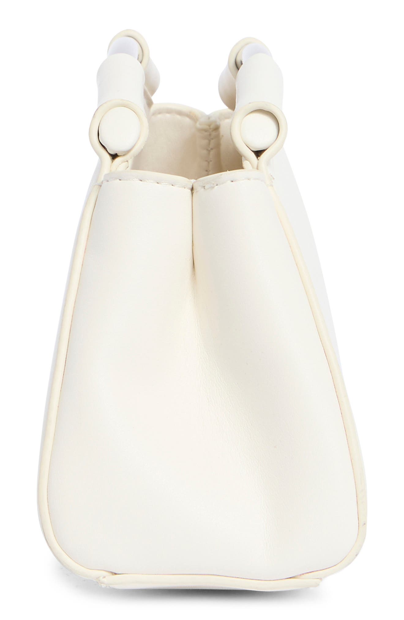 BCBG Curved Hardware Handle Clutch, Alternate, color, Powder