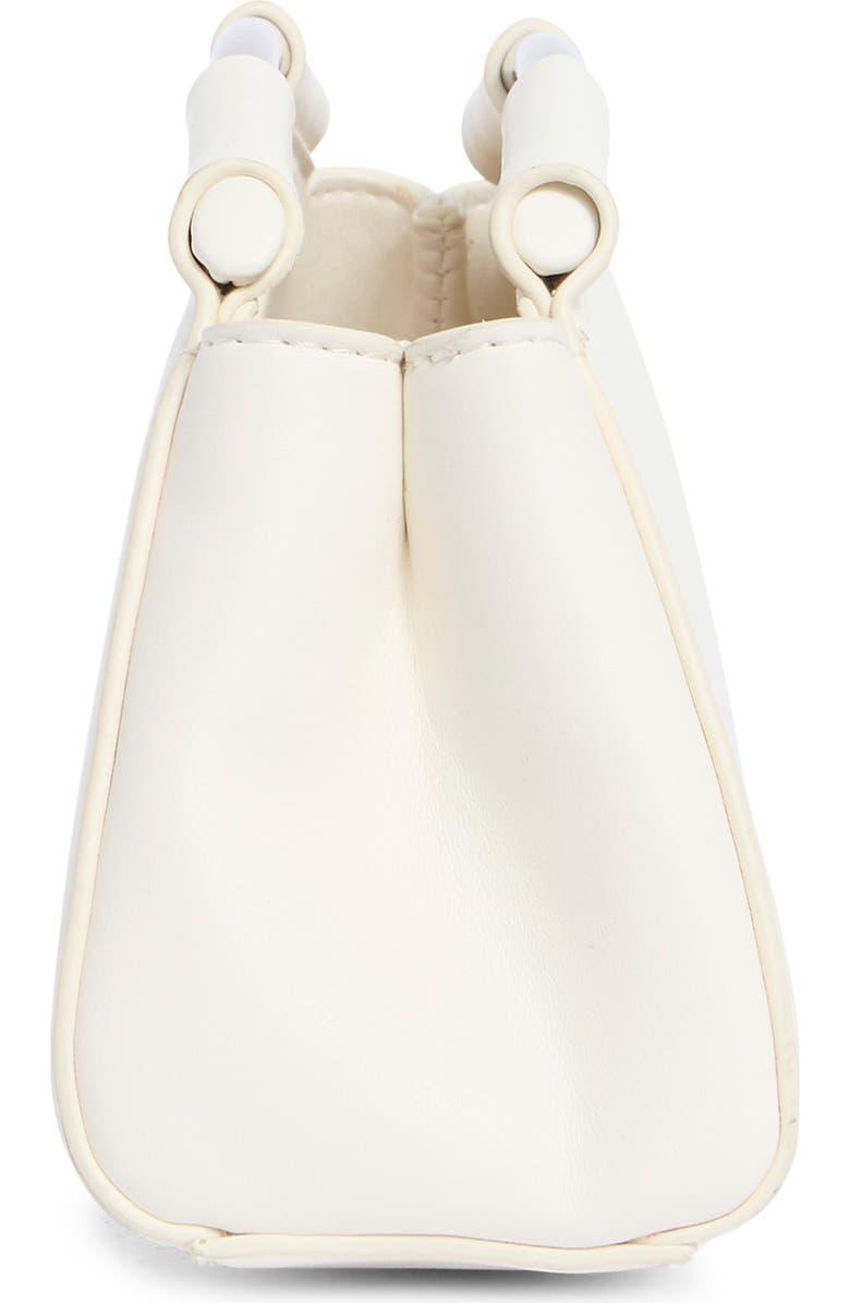 BCBG Curved Hardware Handle Clutch, Alternate, color, Powder