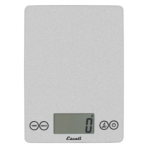 Escali Arti Glass Digital Scale In Silver