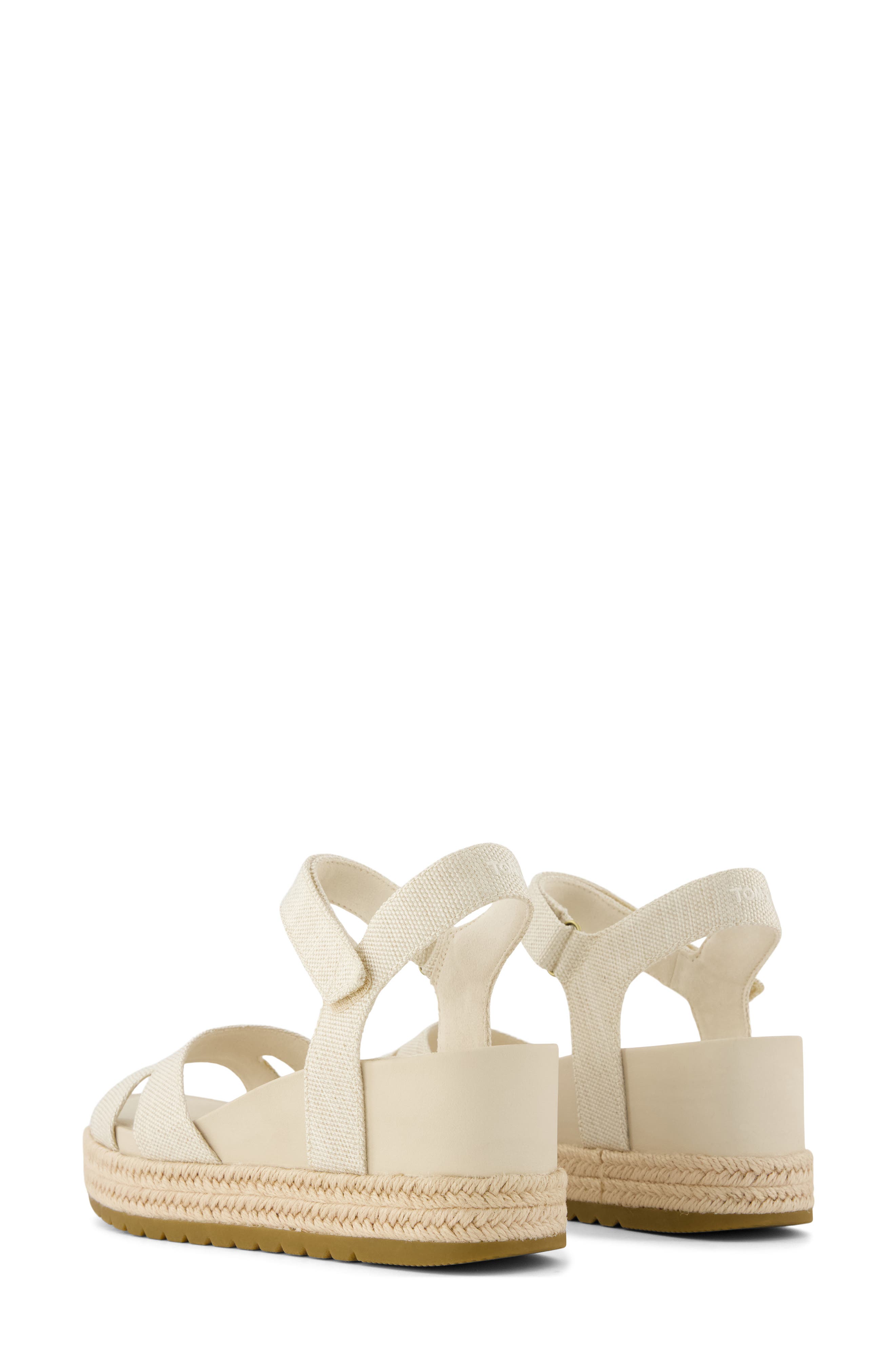Alana Wedge Sandal, Alternate, color, NATURAL/ JUTE