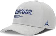 Jordan Brand Men's Jordan Brand Gray Florida Gators 2025 Sideline Dust Pinched Rise Adjustable Hat