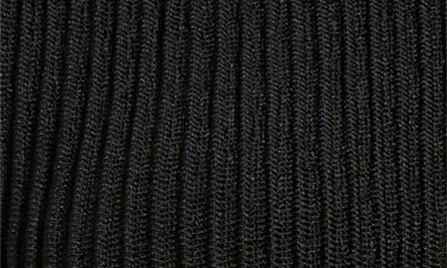 Mavi Jeans Fron Zip Rib Sweater In Black
