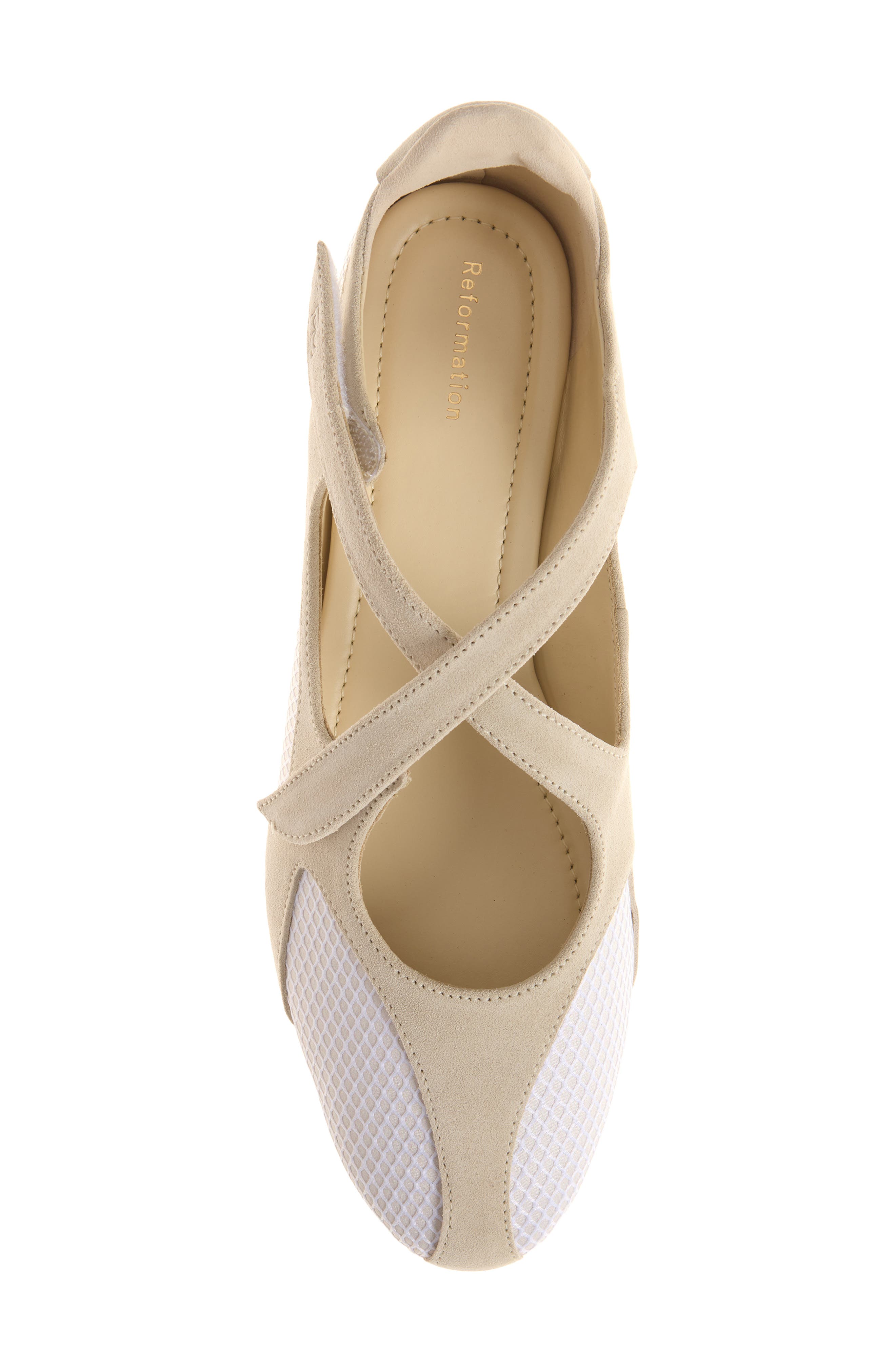 Terra Ballet Sneaker, Alternate, color, ALMOND SUEDE MESH