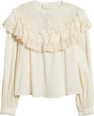 LOVE THE LABEL Brandi Ruffle Yoke Top