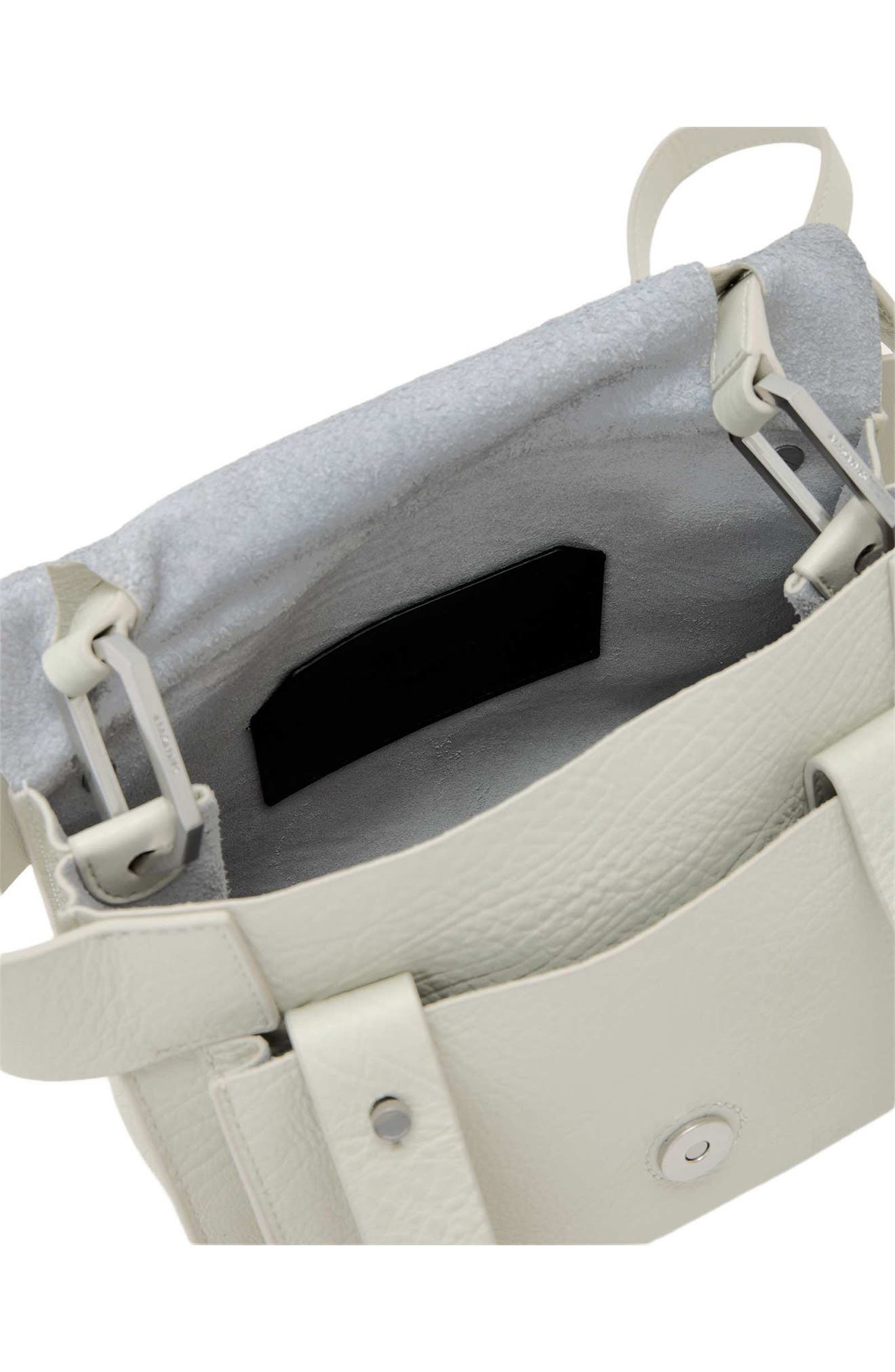 Mini Ursa Leather Crossbody Bag, Alternate, color, BIRCH WHITE