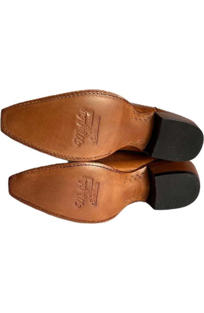 Malibu Beach Women's Premium Western Leather Boots Loni, Alternate, color, Brown