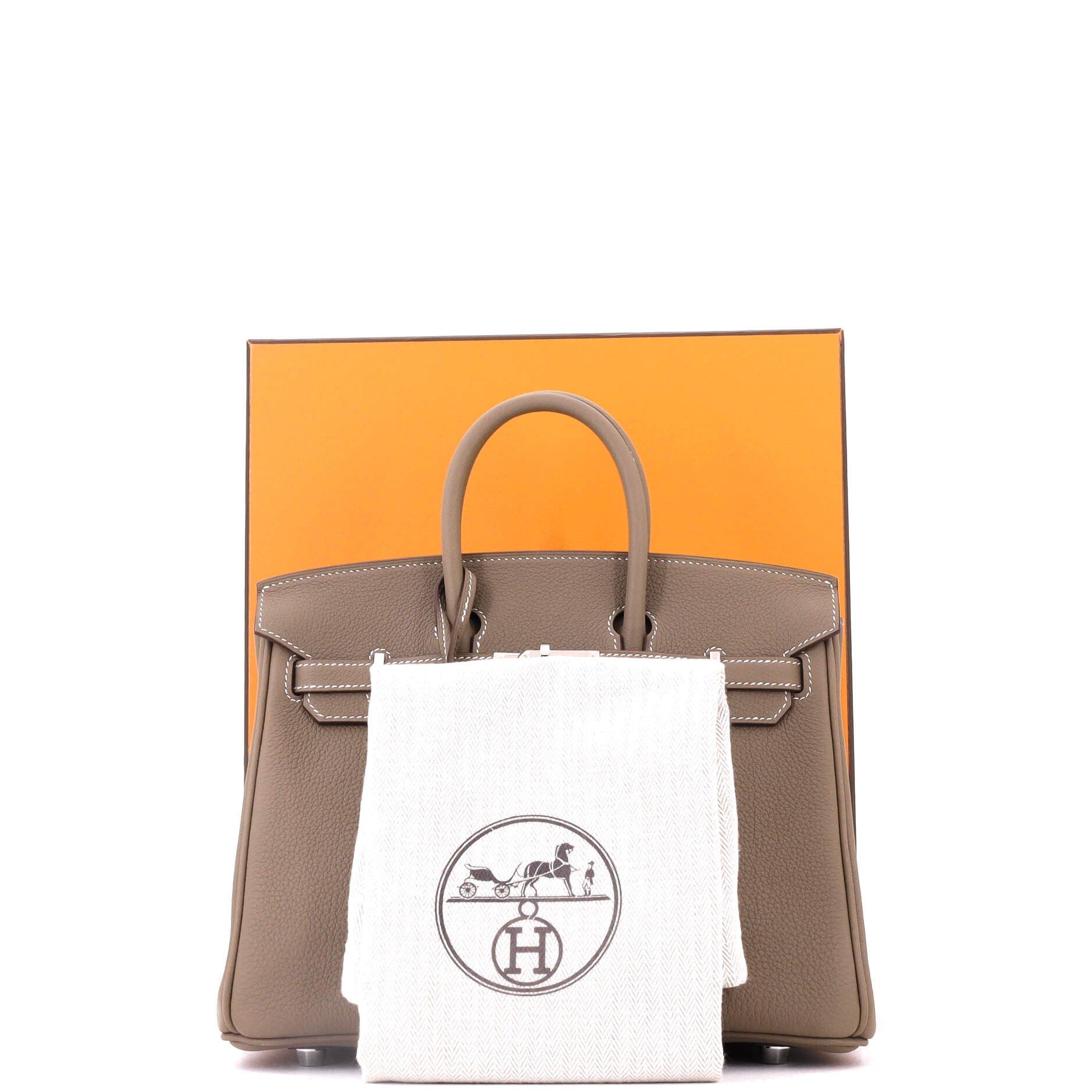 Birkin Handbag Grey Togo with Palladium Hardware 25, Alternate, color, Grey