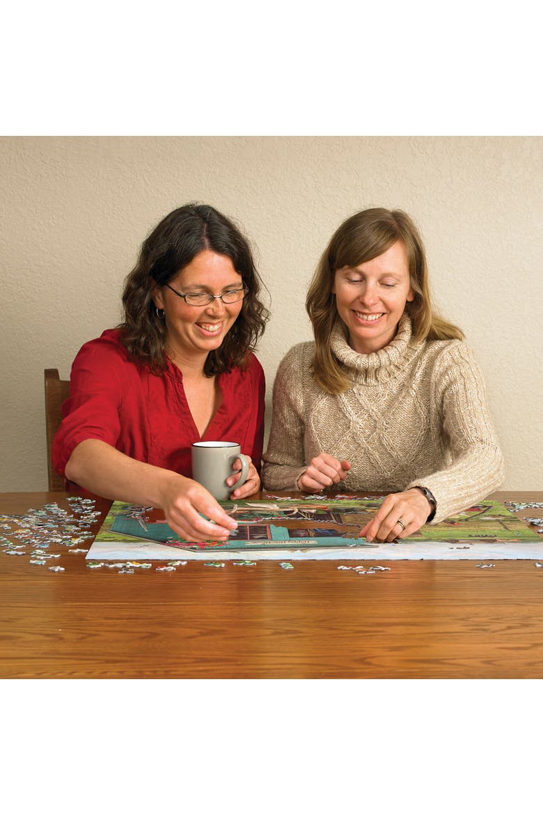 The Happy Hen 1000 Piece Puzzle, Alternate, color, Multicolored